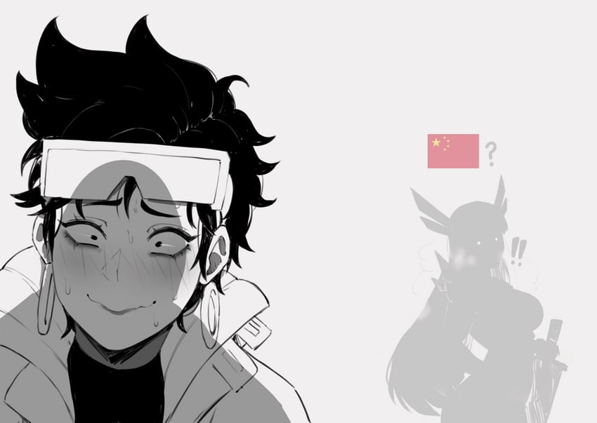 1futa, 2d, 2girls, asian, asian female, big breasts, big penis, black eyes, black hair, blush, breasts, chinese, chinese female, chinese flag, earrings, flag, futa on female, futanari, goggles, goggles on head, greyscale, hoop earrings, huge cock, imminent rape, imminent sex, jacket, jewelry, jubilation lee, jubilee, jubilee (marvel rivals), light skin, light-skinned female, long hair, looking at another, magik (illyana rasputin), magik (marvel rivals), marvel, marvel comics, marvel rivals, masoq095, monochrome, mutant (marvel), nervous, nervous face, nervous smile, nervous sweat, penis shadow, peoples republic of china, scary, shadow, short hair, silhouette, silhouetted body, simple background, sweat, sweating, sword, video games, weapon, white and black, white background, x-men, yuri