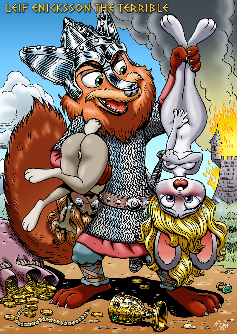 anthro armor barbarian blonde_hair blush bodily_fluids borba breasts brown_body brown_fur brown_hair burning_building canid canine captured castle clothing coin cotton_tail covering_breasts covering_crotch disney female fluffy fluffy_tail fox fur genitals goblet gold_(metal) grey_body grey_fur group hair headgear helmet imminent_rape jewelry judy_hopps kidnapping lagomorph leporid long_ears long_tail male mammal medieval_armour medium_breasts nick_wilde nude orange_body orange_fur outside pussy rabbit size_difference spoils_of_war tears viking zootopia