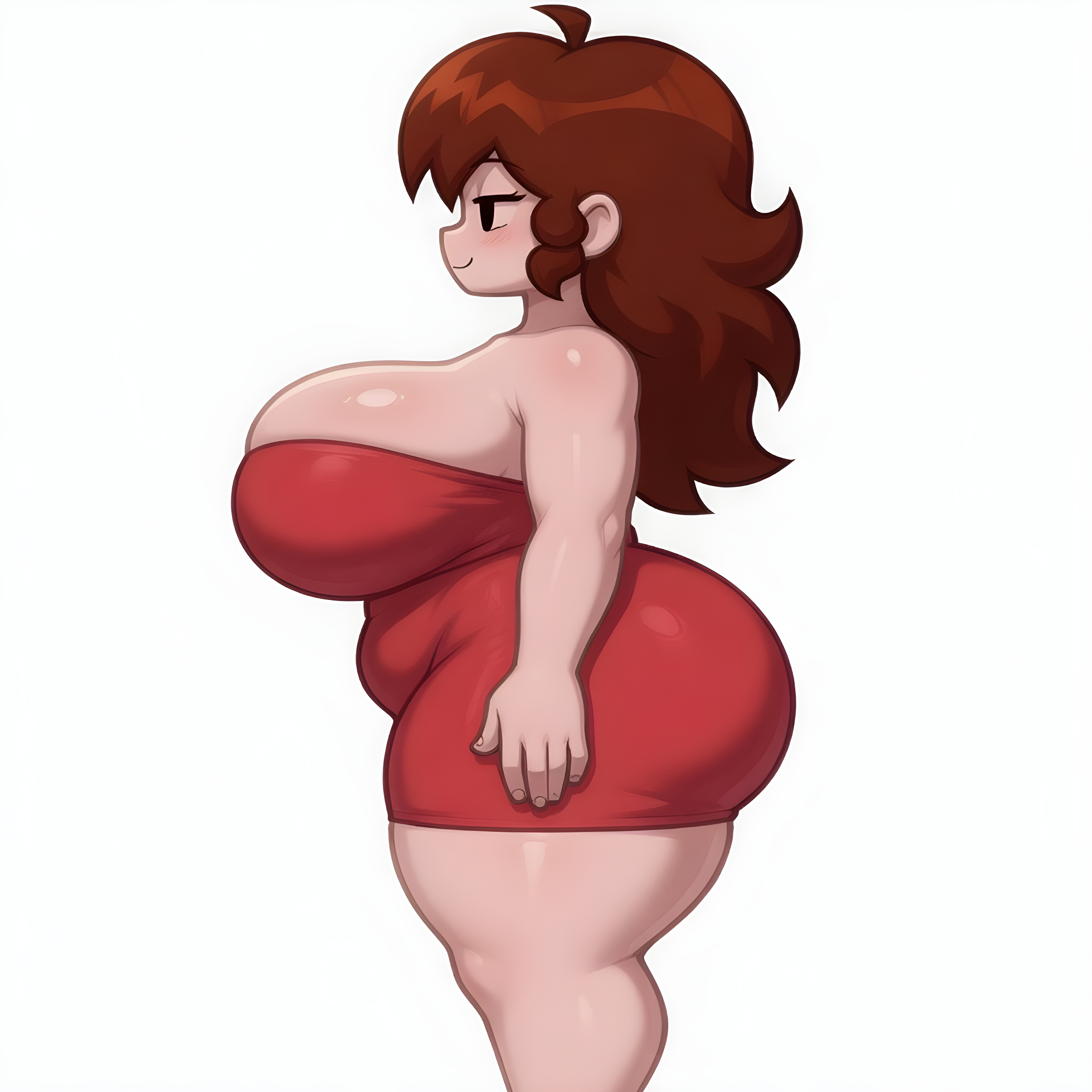 , 1female, 1girls, accurate art style, ai generated, ass, auburn hair, bedroom eyes, big ass, big breasts, big butt, brasil louco, breasts, bubble ass, bubble butt, chubby, clothed, clothed female, curvaceous, curvy, curvy body, curvy figure, cute, dominant, dominant female, fat ass, fat butt, female, female only, friday night funkin, full body, full clothed, fully clothed, girlfriend (friday night funkin), high heels, huge breasts, large ass, large breasts, looking at viewer, milf body, seducing, seducing viewer, seductive, seductive look, seductive pose, seductive smile, sexy, sexy body, sexy pose, shortstack, simple background, solo, solo female, solo focus, tagme, teen, teen girl, teenage girl, teenager, thick, thick ass, thick body, thick butt, thick calves, thick legs, thick thighs, tight clothing, tight dress, voluptuous, voluptuous body, voluptuous female, white background