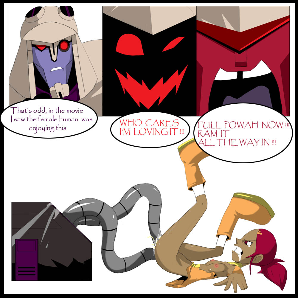 1girls anal angry angry_sex blitzwing breasts clenched_teeth clothing double_penetration female grey_tentacles long_hair mechanical_tentacles nipples penetration rape red_hair sari_sumdac small_breasts spread_legs tears tentacle torn_clothes transformers transformers_animated vaginal_penetration