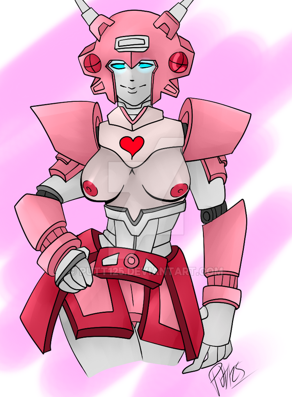 1girls alien alien_girl big_breasts breasts breasts_out elita_one female female_focus female_only machine mechanical nipples pink_body pink_skin red_nipples robot robot_girl simple_background solo solo_female solo_focus transformers