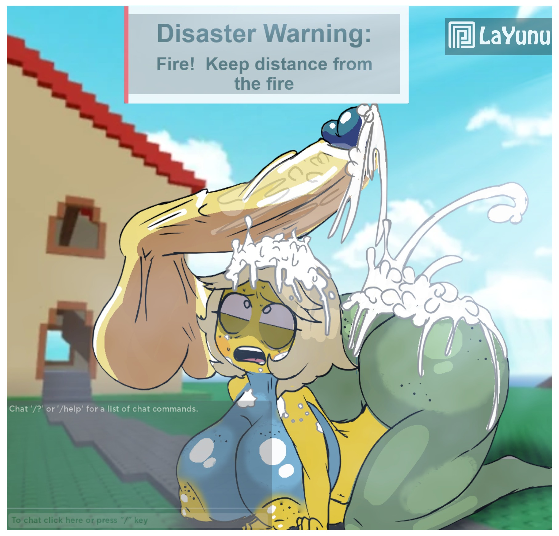 1girls, 3d background, caseto, layunu, natural disaster survival, noob (roblox), revil 102, roblox, roblox avatar, roblox game, robloxian, soylave, tagme, tagme (artist), tiktoker, youtube, youtuber