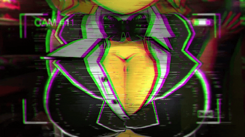 1boy, 2girls, 3d, animated, bear girl, big breasts, bouncing breasts, camera pov, convenient censoring, cryptiacurves, dextrosfm, fap nights at frenni's, fazclaire's nightclub, five nights at freddy's, fredina (cally3d), fredina's nightclub, frenni fazclaire, furry female, gif, glitching, golden freddy (fnaf), golden fredina (cally3d), human, looping animation, straight, type 0, type 0 (cryptiacurves)