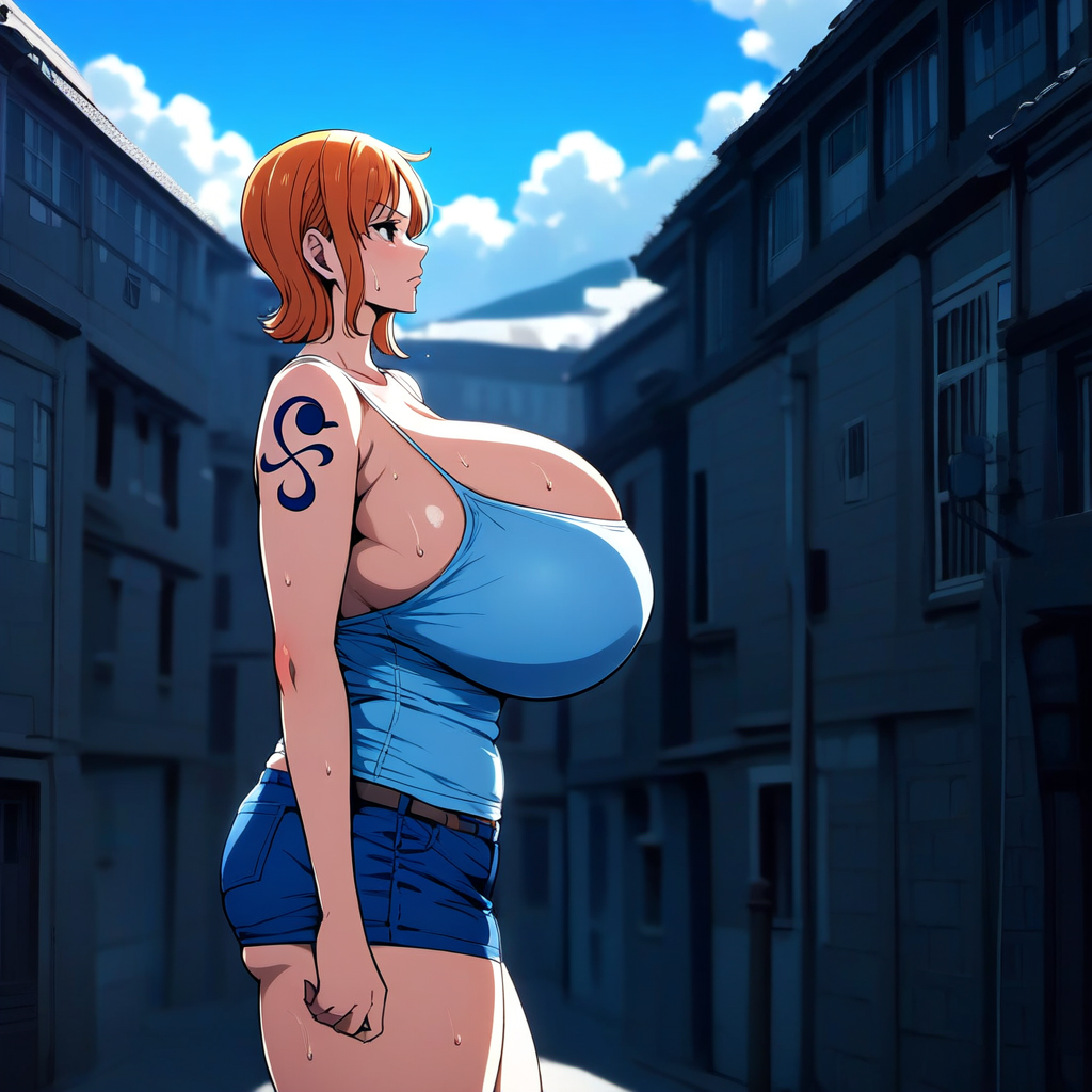 ai_generated ashitsutta female female_only nami_(one_piece) one_piece