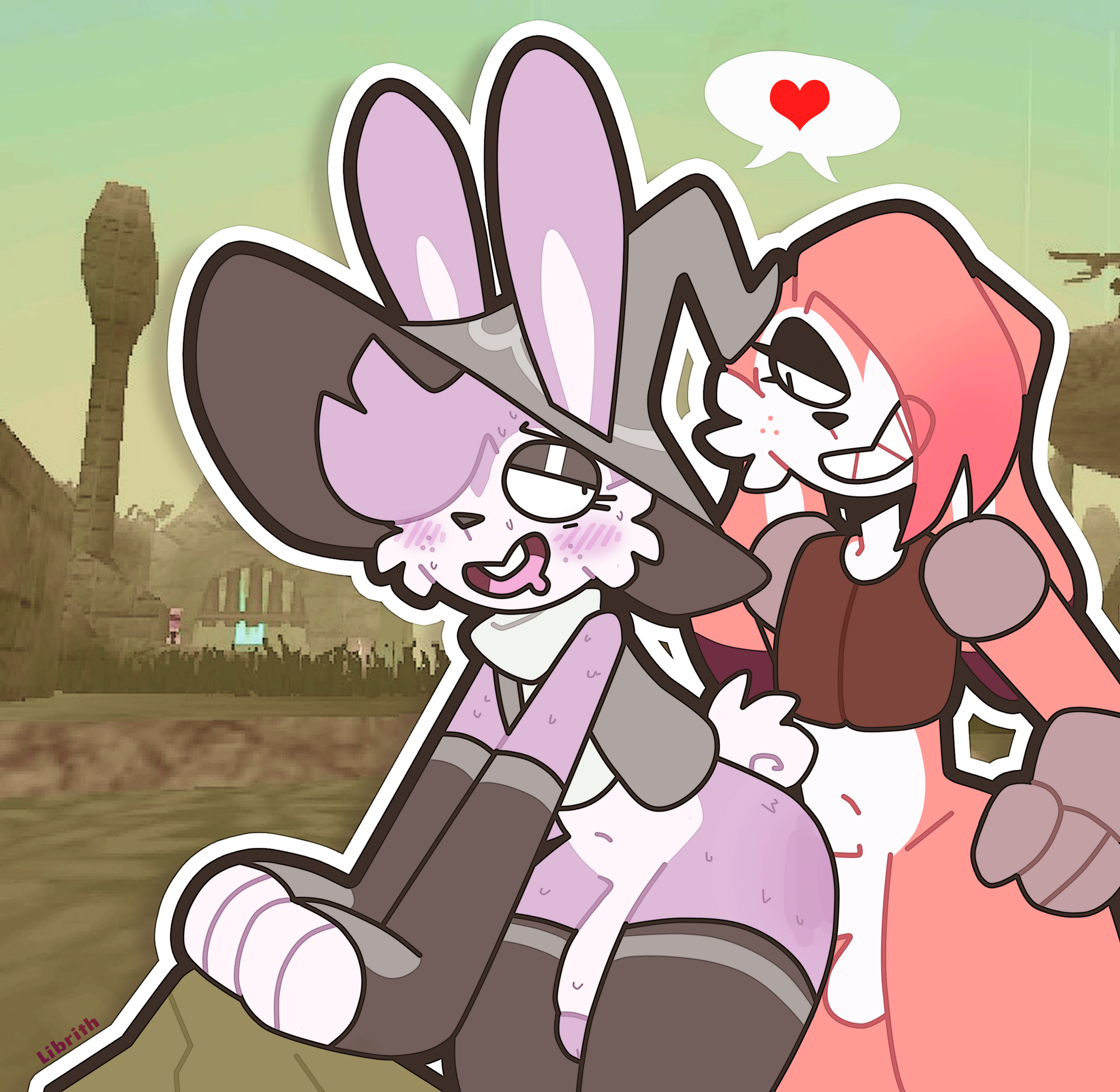 anthro, anthro on anthro, anthro penetrated, atlyss, big ass, bunny ears, bunny girl, crossdressing, crossdressing (mtf), crossdressing male, femboy, furry, gay, gay anal, homosexual, homosexual male, librith, librith2002, mage, male only, male penetrated, male penetrating, male/male, penis, public, public sex, rabbit, rabbit girl, sex, sexy pose, wizard hat