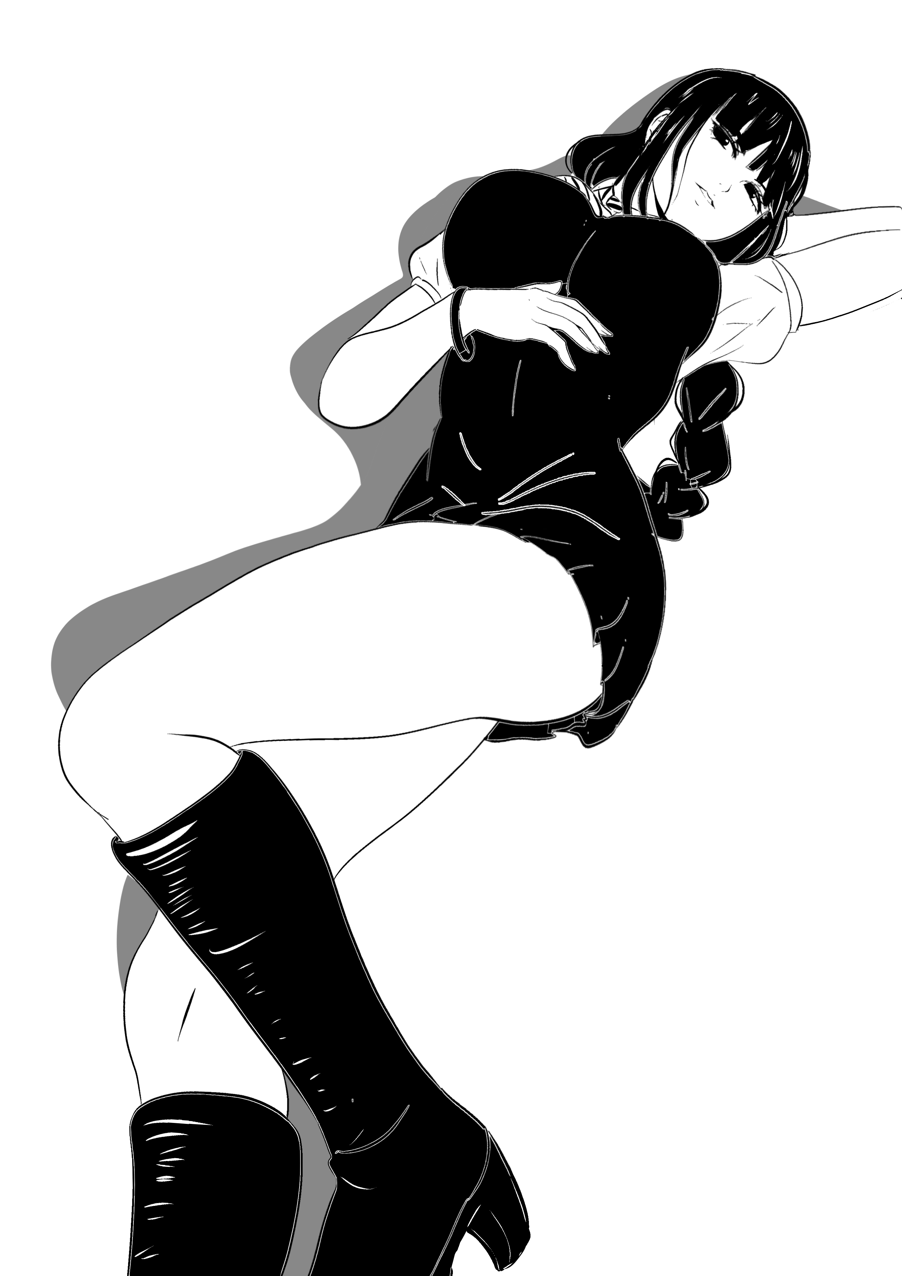 1girls, boruto: two blue vortex, clothed, clothed female, female, female only, kakei sumire, lickliking, naruto, naruto (series)