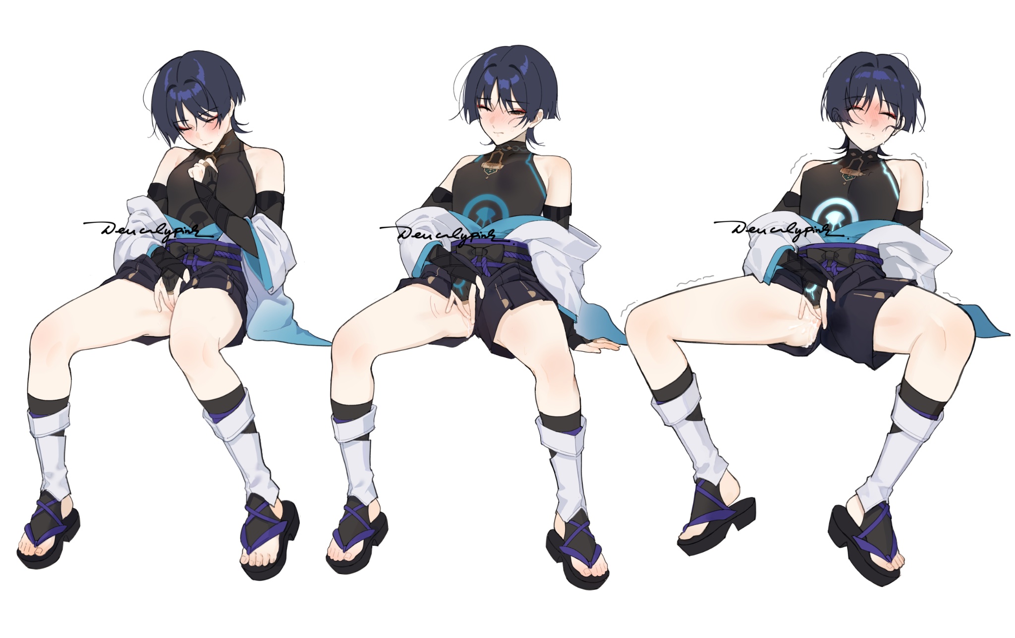 1girls, genshin impact, rule 63, scaramouche (genshin impact), tagme, wanderer (genshin impact)