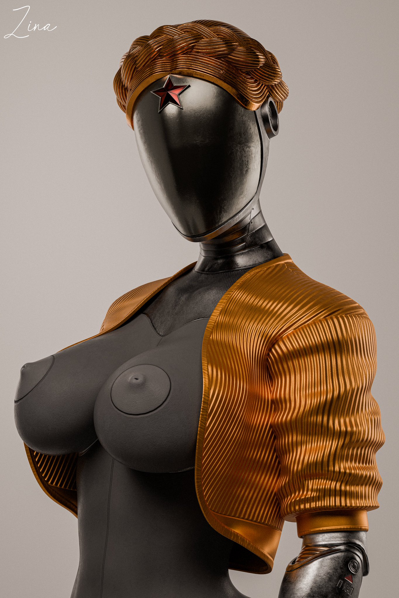 1girls, 3d, android, ass, atomic heart, ballerina, big breasts, big thighs, blonde hair, breasts, crown braid, curvaceous, curvy, curvy figure, cyborg, cyborg girl, ekaterina nechayeva, female, focus entertainment, gynoid, hips, hourglass figure, huge ass, huge breasts, large breasts, left (atomic heart), legs, mature, mature female, metallic body, mundfish, russian, russian female, the twins (atomic heart), thick, thick hips, thick legs, thick thighs, thighs, voluptuous, voluptuous female, waist, wide hips, zina (artist)