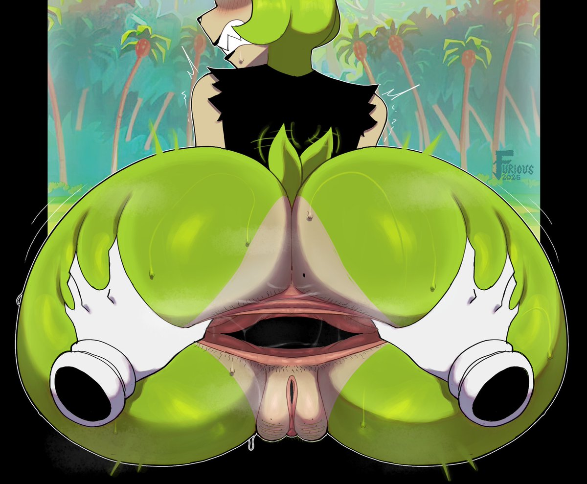 1girls, alternate version, alternate version at source, alternate version available, annoyed expression, annoyed female, anus, anus focus, artist logo, artist signature, ass, ass bigger than head, ass focus, ass grab, asshole, black lips, black nose, dat ass, flustered female, forced groping, forest background, fur, furry, furry female, furry only, gaping, gaping anus, gaping ass, gloves, green skin, groping ass, growl, hairy, hairy anus, hairy butthole, hairy pussy, hourglass figure, hourglass figured female, huge ass, i want her to sit on my face while i eat her out, lustburnsfire, palm tree, pubic hair, pubic stubble, pussy, ripped shirt, shark teeth, sharp teeth, sonic (series), sonic the hedgehog (comics), sonic the hedgehog (series), spreading, spreading anus, spreading ass, spreading ass cheeks, spreading butt cheeks, spreading butthole, spreading cheeks, steamy anus, steamy ass, stretched anus, stretching anus, surge the tenrec, sweating, sweaty, sweaty ass, tail, tail wagging, tempting, tempting viewer, vagina, voluptuous, voluptuous body, voluptuous female, waging tail, zrfurious