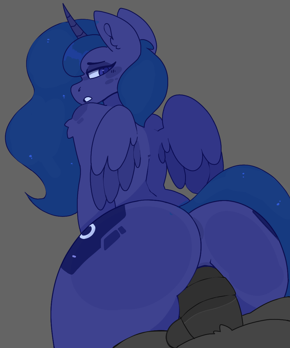 animal genitalia, animal penis, animated, anthro, ass, bouncing butt, cutie mark, duo, equine genitalia, equine penis, female, fennikzzu, friendship is magic, genitals, hasbro, hi res, horn, loop, low framerate, male, male/female, my little pony, penetration, penile, penile penetration, penis, princess luna (mlp), wings