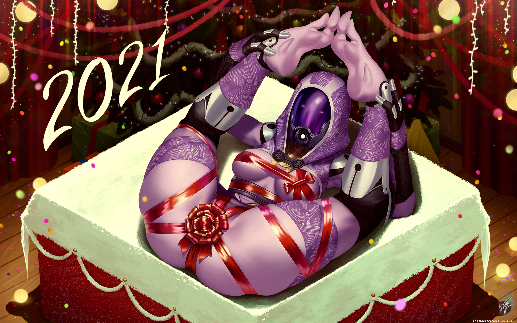 16:10, 1girls, 2 toes, 2021, alien, alien humanoid, armor, ass, breasts, cleavage, curvy, feet, female, female only, headgear, helmet, hi res, huge ass, humanoid, large breasts, mass effect, quarian, solo, spreading, tali'zorah nar rayya, themaestronoob, toes, video games, wide hips, widescreen