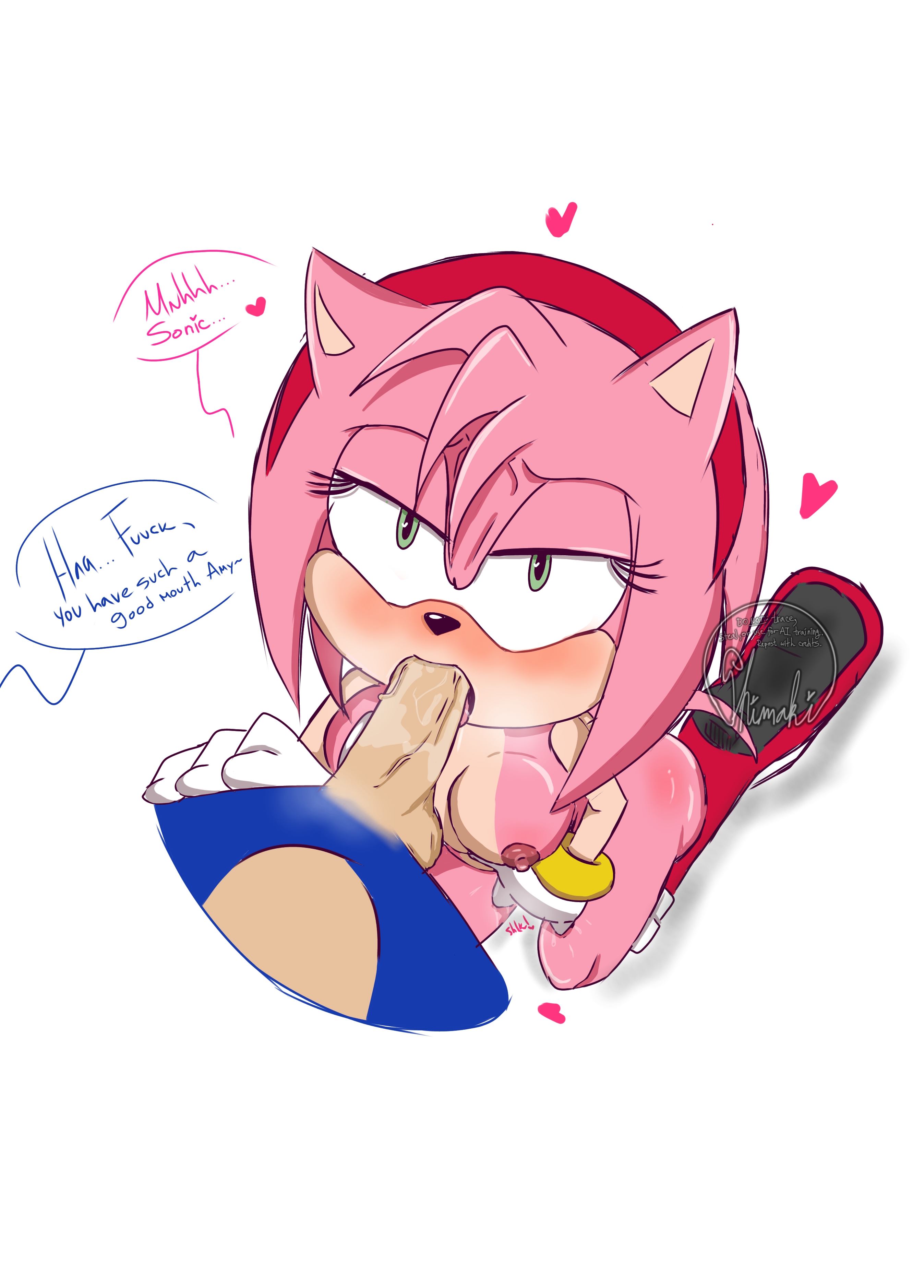 amy rose, blowjob, fingering, furry, hedgehog, masturbation, sega, sonic (series), sonic the hedgehog, sonic the hedgehog (comics), sonic the hedgehog (series)
