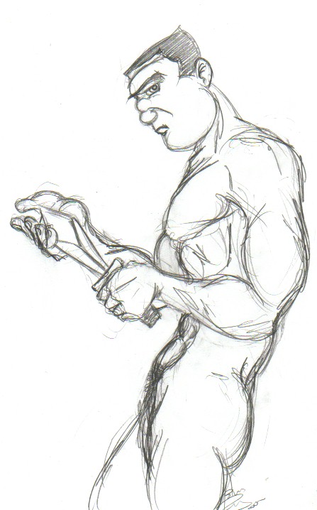 disney disney_channel kim_possible male_only monochrome rough_sketch steve_barkin straight_hair tagme