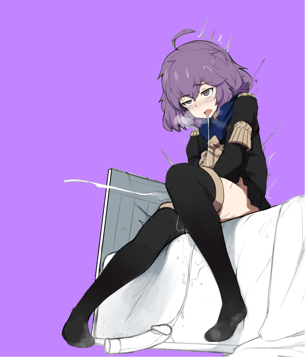 1girls, bernadetta von varley, dildo, female, female masturbation, female only, fire emblem, fire emblem: three houses, grey eyes, masturbation, nintendo, purple hair, saliva, short hair, sinensian, third-party edit, trembling