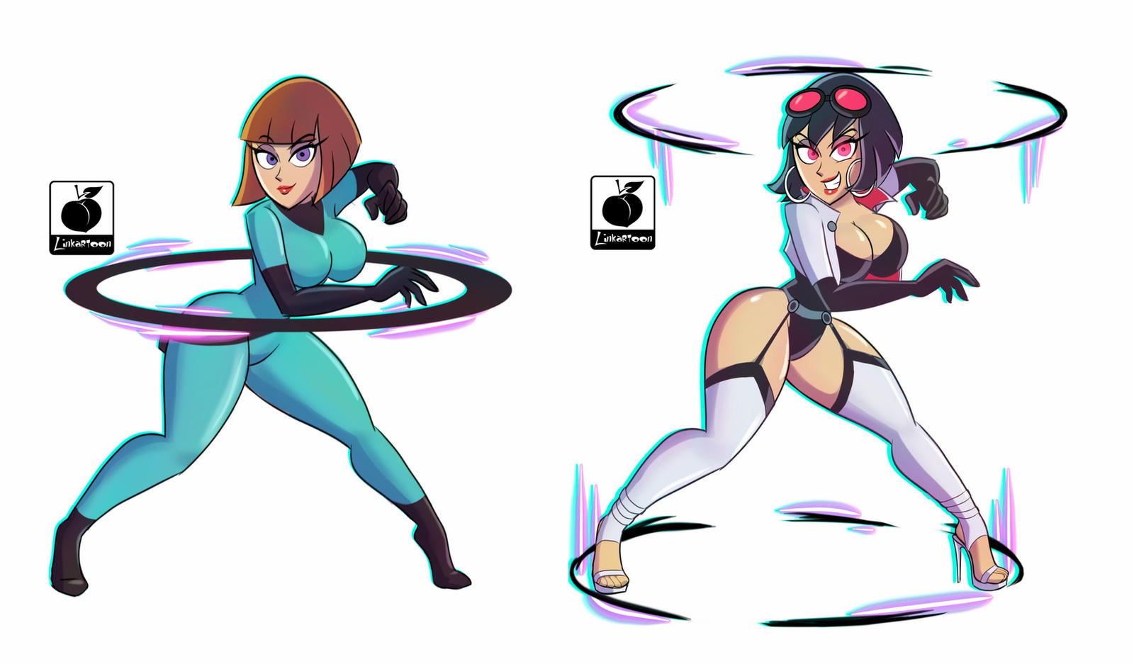 1girls, alternate version available, big breasts, breasts, busty, clothing, danny phantom, elbow gloves, female, female focus, female only, high heels, hips, human, legs, linkartoon, maddie plasmius, madeline fenton, mature, mature female, milf, nickelodeon, pink eyes, pose, posing, purple eyes, solo, solo female, solo focus, stiletto heels, thick legs, thick thighs, thighs, very high heels, waist, watermark, wide hips