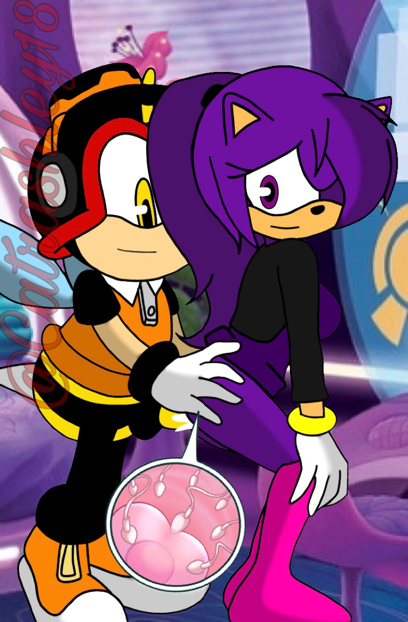 ashley_the_hedgehog catrashley18 charmy_bee impregnation ovum pregnant sonic_(series)