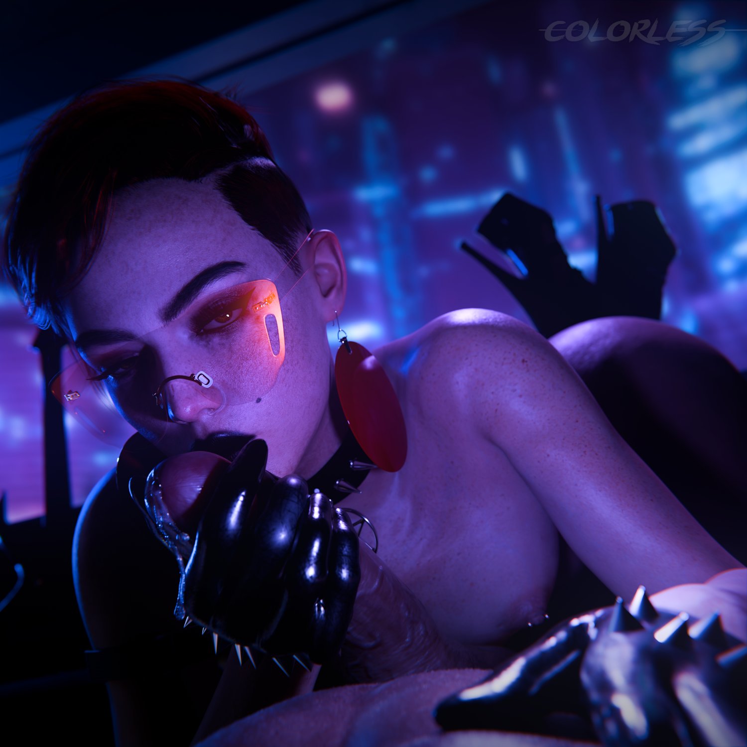 1girl, 1girls, 3d, aurore cassel, cd projekt red, cyberpunk (series), cyberpunk 2077, cyberpunk 2077: phantom liberty, female, red hair, redhead, tagme, tagme (artist)