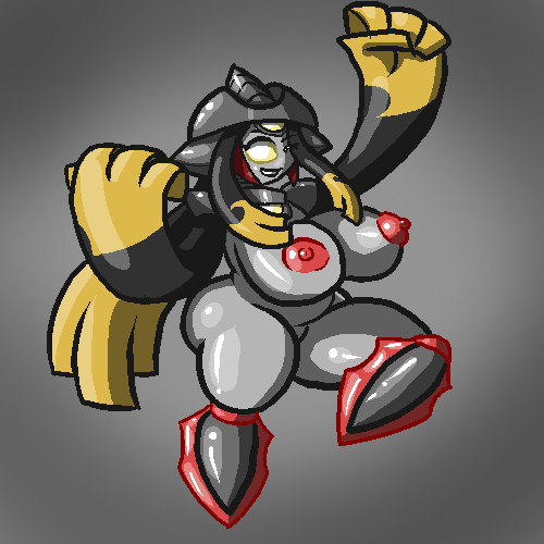 aegislash anthro breasts female female_only lowres lurkingtyger pokémon_(species) pokemon solo tagme thick_thighs