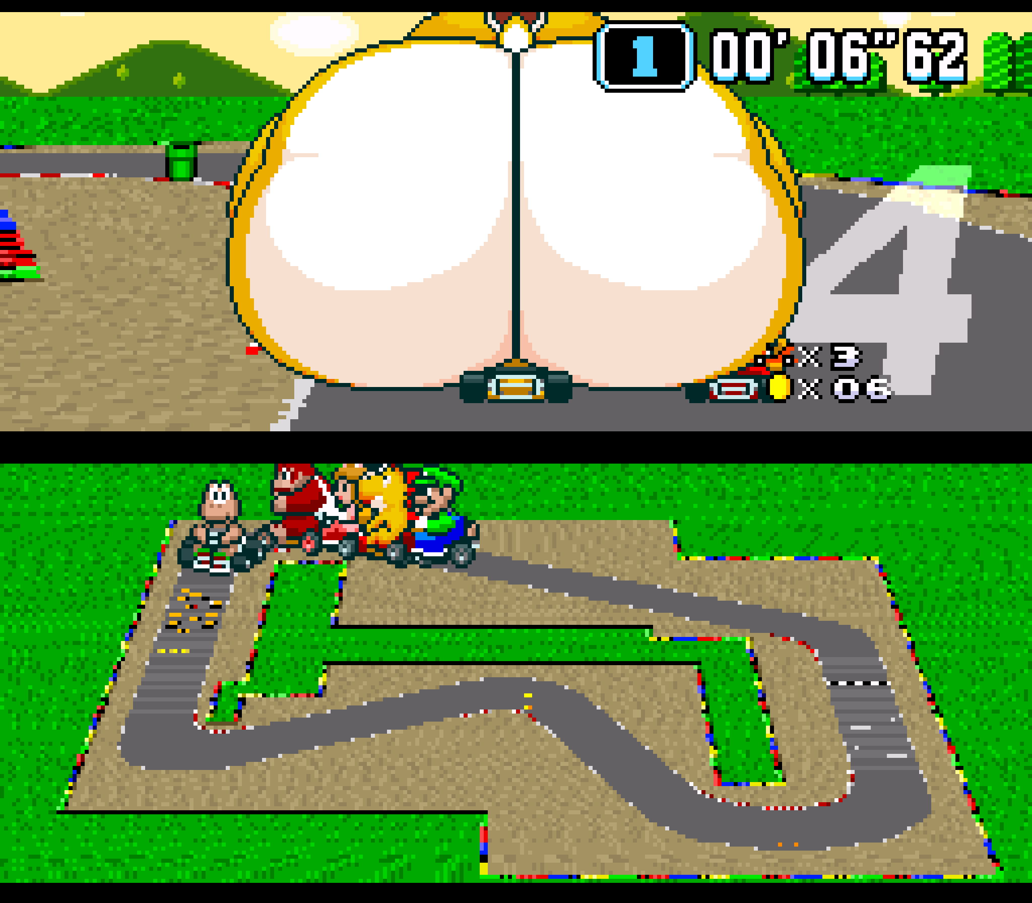 anthro ass big_ass bubble_butt chip_at_night colossal_ass enormous_ass gale_(chip_at_night) gigantic_ass go_kart huge_ass hyper_ass large_ass male male_only mario_(series) mario_curcuit_1 mario_kart massive_ass multicolored_body nintendo pixel_art super_mario_kart thick_thighs wide_hips yellow_yoshi yoshi