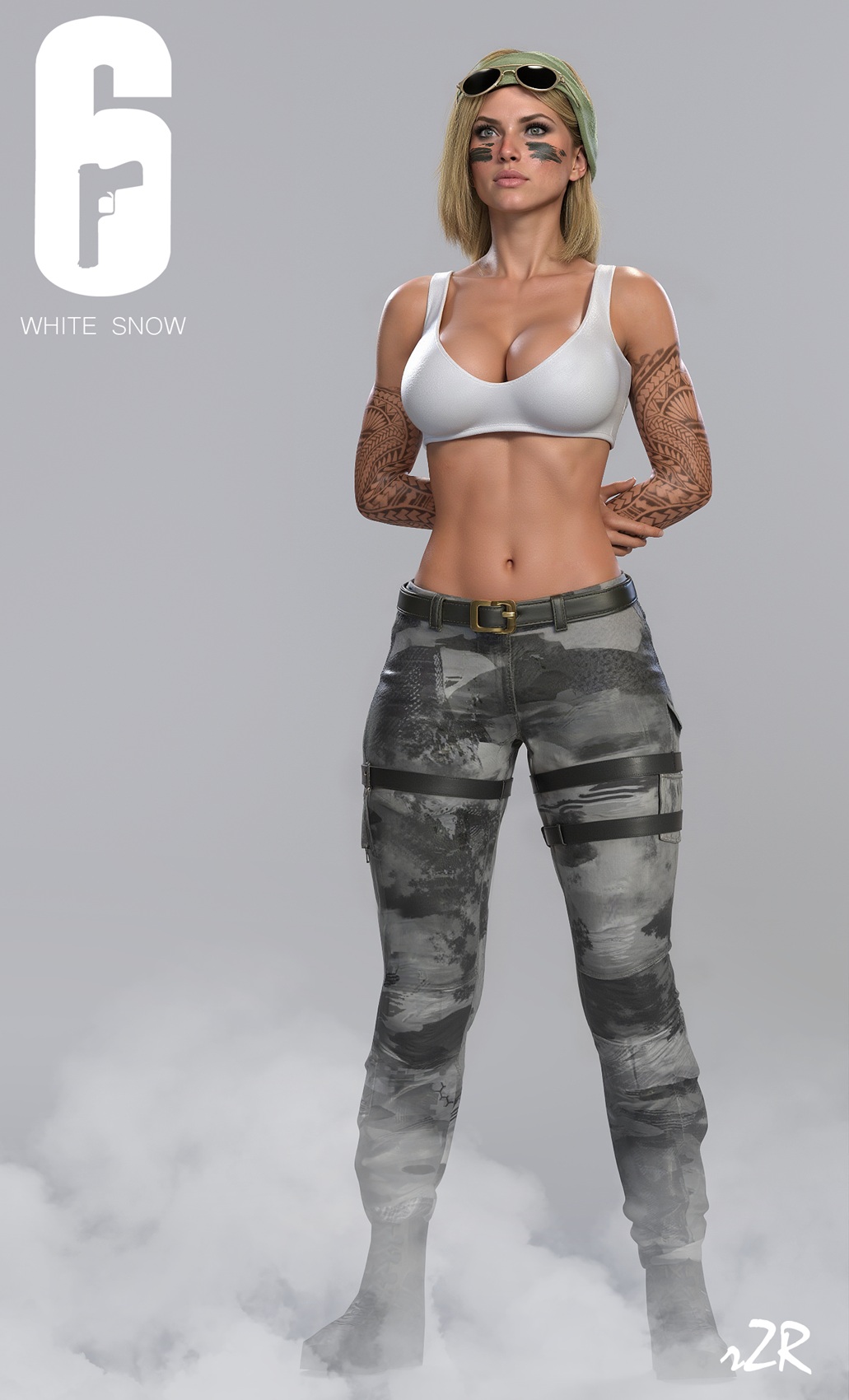3d, absoluterazr, big ass, big breasts, big thighs, breasts, bust, busty, curvaceous, curvy, curvy figure, female, hips, huge ass, huge breasts, large ass, large breasts, light skin, light-skinned female, mature, mature female, meghan castellano, meghan j. castellano, rainbow six, rainbow six siege, slim waist, thick, thick hips, thick legs, thick thighs, thighs, tom clancy, ubisoft, valkyrie (rainbow six), voluptuous, waist, wide hips