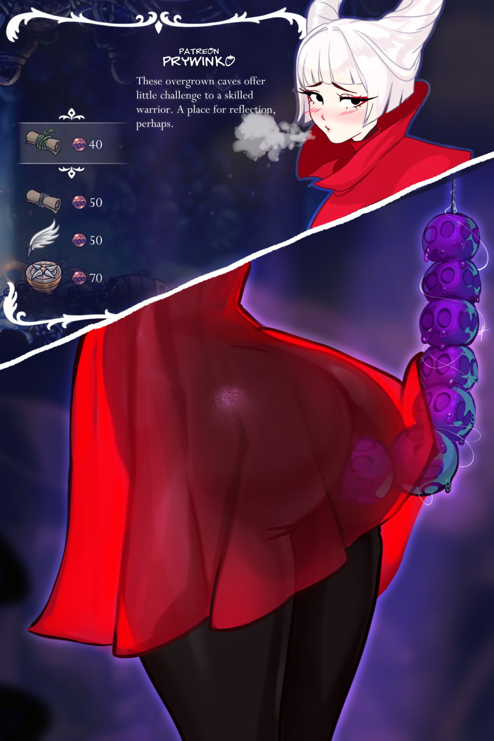 1girls, 2 horns, alternate body type, alternate breast size, anal, anal beads, anal storage, arthropod, artist name, big ass, big breasts, big butt, black body, black skin, breasts, bubble ass, bubble butt, bug, bug girl, cavity storage, female, female only, hollow knight, hollow knight: silksong, hornet (hollow knight), human, humanized, large ass, large breasts, large butt, outerwear, pale skin, prywinko, silksong, team cherry