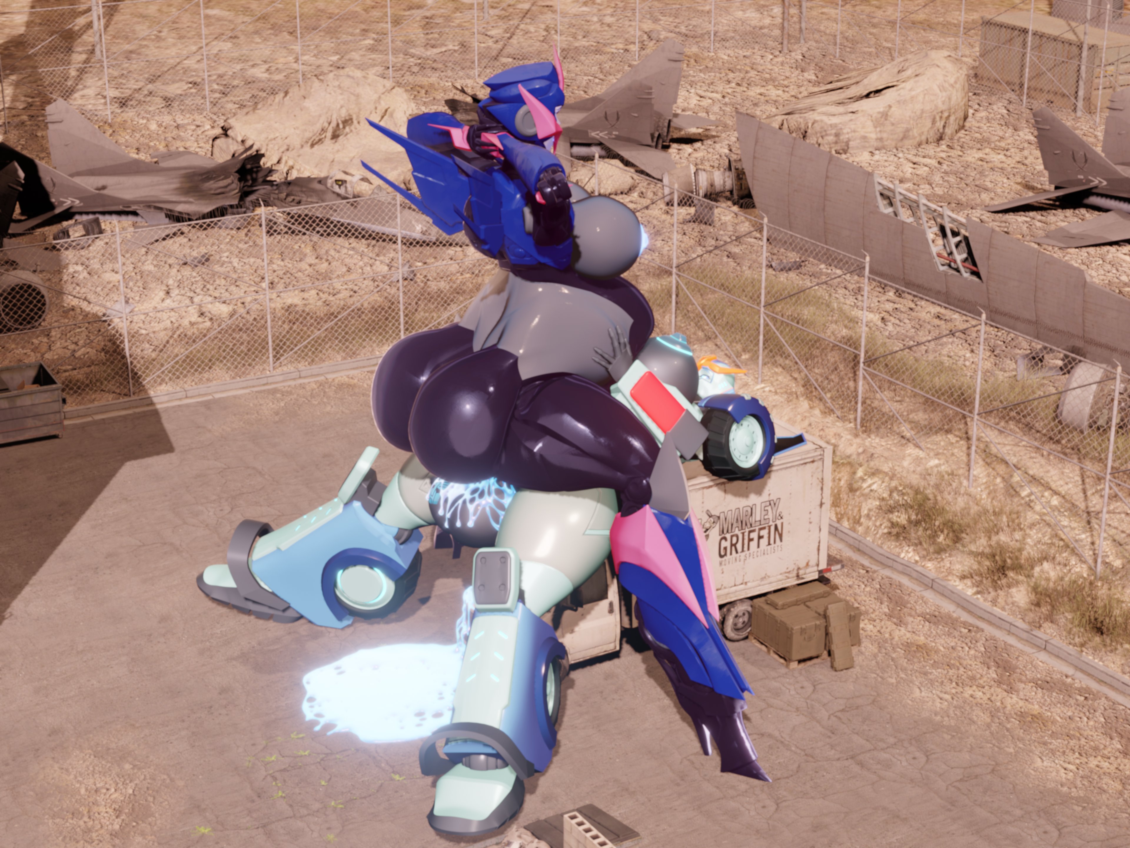 1futa, 1girls, 3d, arcee, arcee (prime), arcee (prime) (trawert), crusaya, cum, cum in pussy, cum inflated belly, cumflation, female, fembot, futa on female, futa robot, futanari, giantess, inflation, intersex, machine, machine girl, penis, pussy, robot, robot girl, strongarm (transformers), strongarm (transformers) (trawert), transformers, transformers prime, transformers robots in disguise (2015), vaginal penetration