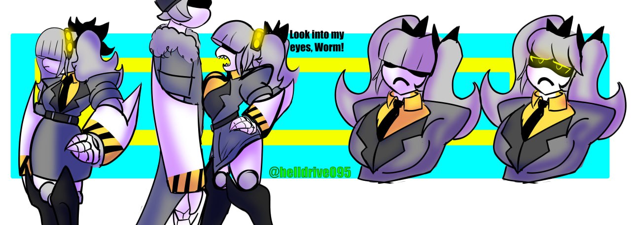 1boy, 1boy1girl, big breasts, big butt, big penis, cock, comic, dialogue, female, j (murder drones), larger male, male, murder drones, n (murder drones), robot, size difference, straight, suit, twintails