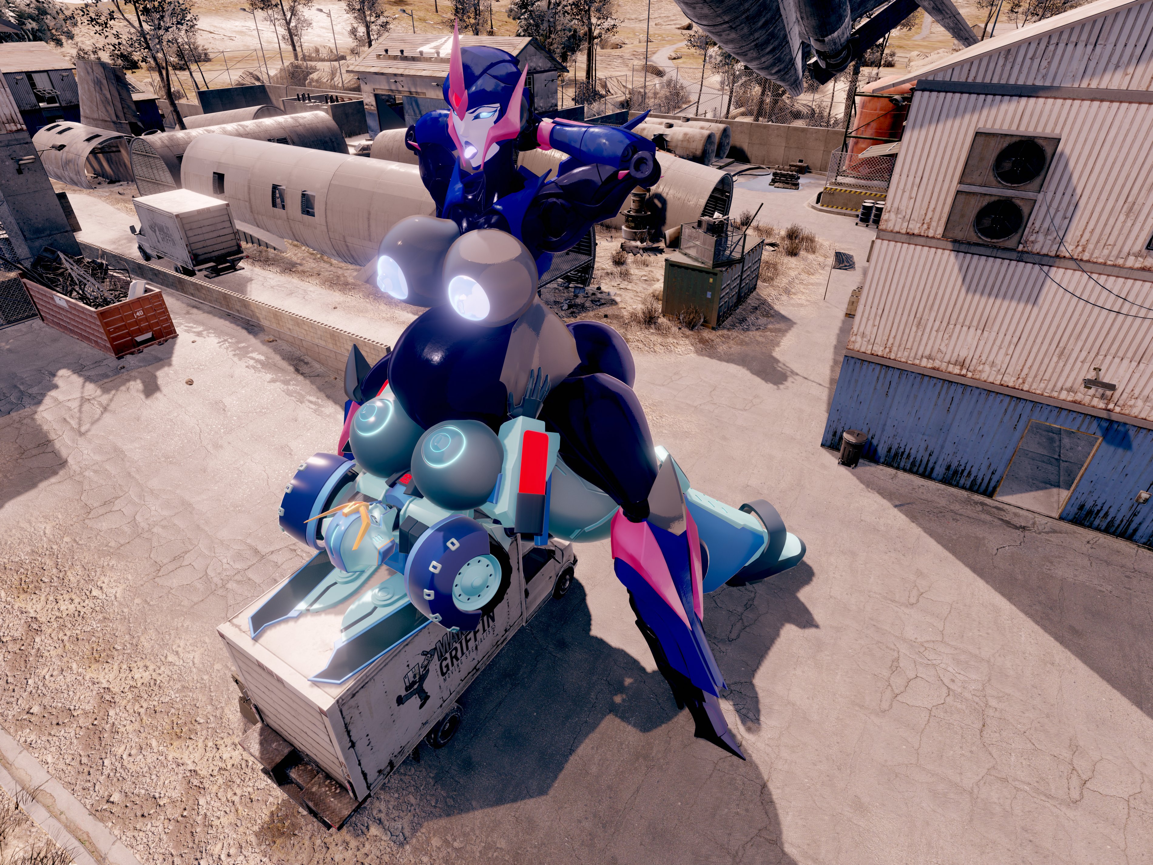 1futa, 1girls, 3d, arcee, arcee (prime), arcee (prime) (trawert), crusaya, cum, cum in pussy, cum inflated belly, cumflation, female, fembot, futa on female, futa robot, futanari, giantess, inflation, intersex, machine, machine girl, penis, pussy, robot, robot girl, strongarm (transformers), strongarm (transformers) (trawert), transformers, transformers prime, transformers robots in disguise (2015), vaginal penetration