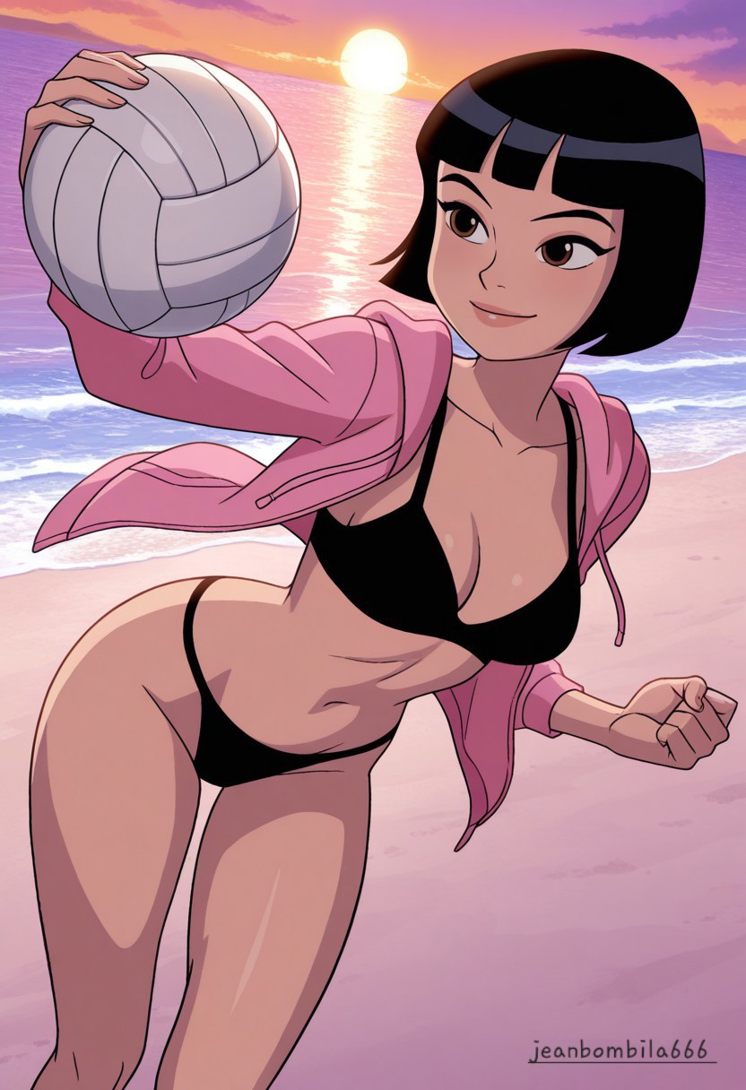 ai generated, asian female, ben 10, ben 10 alien force, ben 10 ultimate alien, cartoon network, female, jeanbombila666, julie yamamoto