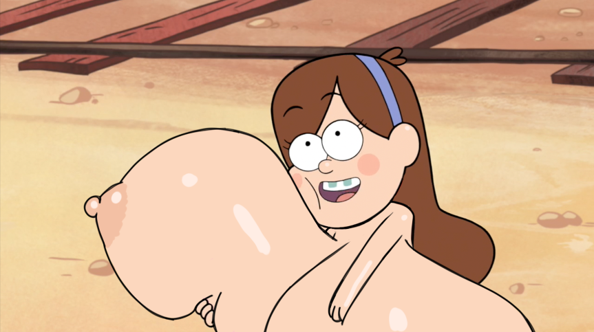 1girls alternate_breast_size braces breast_grab breasts_bigger_than_body cheek_press disney disney_channel disney_xd edit female female_only gravity_falls headband hyper hyper_breasts mabel_pines massive_breasts nipples railroad_tracks screenshot_edit shortstack solo straight_hair troskc