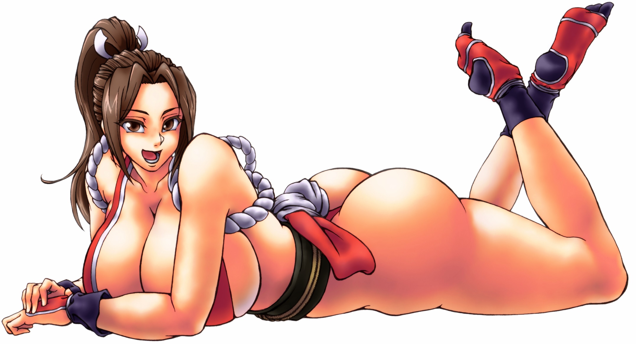 fatal fury, female, king of fighters, kunoichi, mai shiranui, snk, tagme, wrato