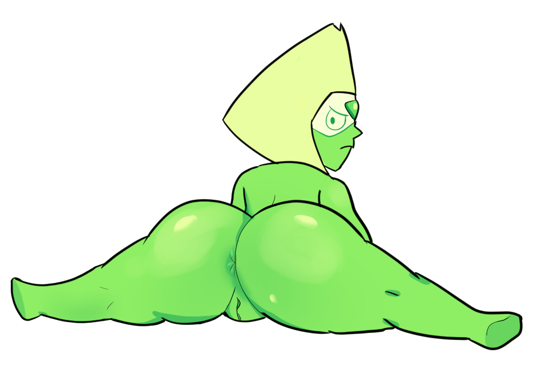 1girls baohda cartoon_network female_only green_skin peridot_(steven_universe) splits steven_universe