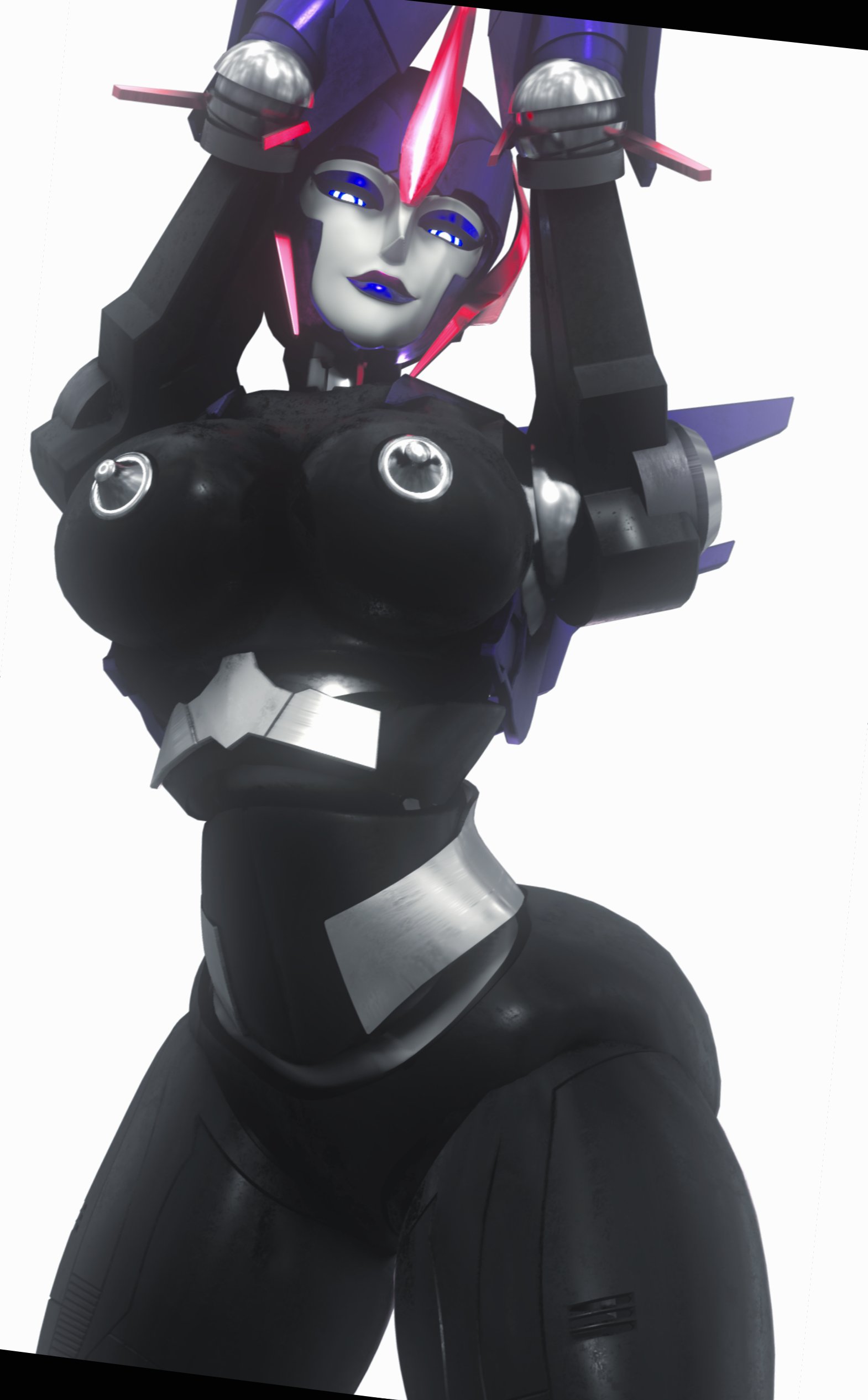 1girls, 3d, arcee, arcee (prime), arcee (prime) (trawert), ass, ass up, big breasts, black body, blue eyes, blue lips, breasts, curvy, curvy body, curvy female, curvy figure, curvy hips, erect nipples, female, female only, grey nipples, looking at viewer, mechanical, naughty face, nipples, robot, robot girl, solo, solo female, thick ass, thick legs, thick thighs, transformers, transformers prime, trawert