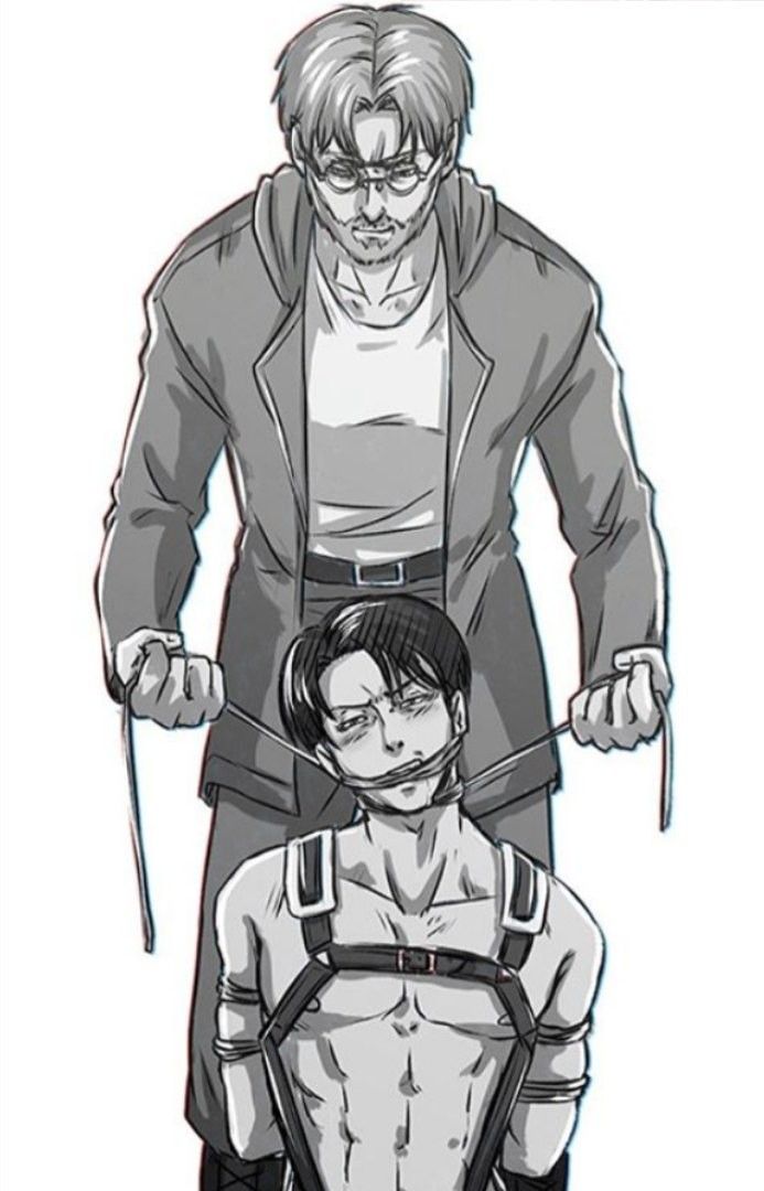 2boys, abs, attack on titan, bondage, levi ackerman, male, male only, shingeki no kyojin, tagme, yaoi, zeke jaeger