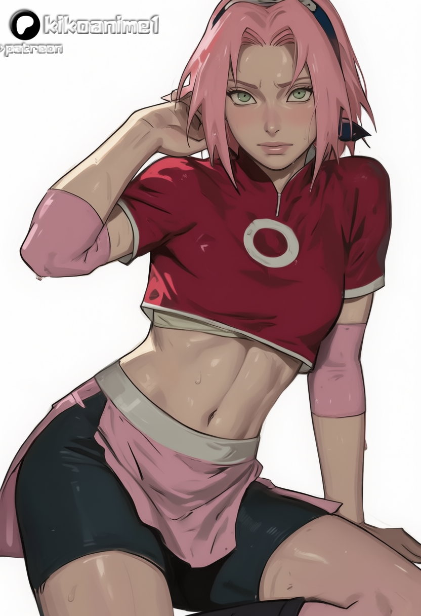 ai_generated naruto_(series) naruto_shippuden sakura_haruno