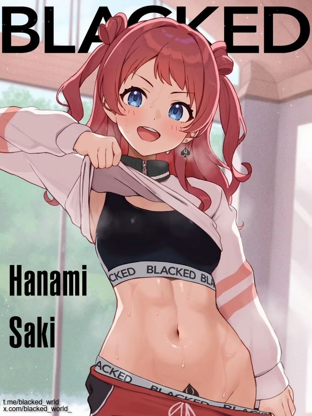 1girl, ai generated, anime style, ass focus, black bra, black panties, blacked, blacked queen, blacked wrld, blue eyes, blush, body writing, breeding, breeding cow, curvy, dramatic lighting, erect nipples, explicit, exposed breasts, gakuen idolmaster, hanami saki, heavy makeup, highres, huge ass, huge breasts, idolmaster, indoors, interracial, large breasts, light-skinned female, long hair, mind break, nipples, puffy nipples, queen of spades, red hair, smile, solo focus, spade tattoo, standing, submissive female, tattooed female, thick bbc, thick thighs, twintails, voluptuous, wide hips