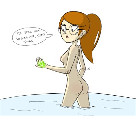 aged_up ass breasts cartoon_network casual eyewear hbo_max human infinity_train kt-draws tulip_olsen water white_background