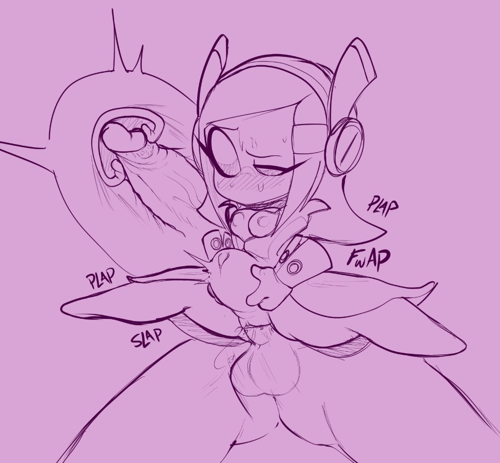 1boy, 1girls, balls, blush, cervical penetration, female, hexanne, kirby (series), kirby planet robobot, kirby star allies, male, mouthless, mouthless female, penis, plap, pussy, sex, shortstack, stomach bulge, susanna patrya haltmann, susie (kirby), sweat, vaginal penetration, womb penetration, x-ray