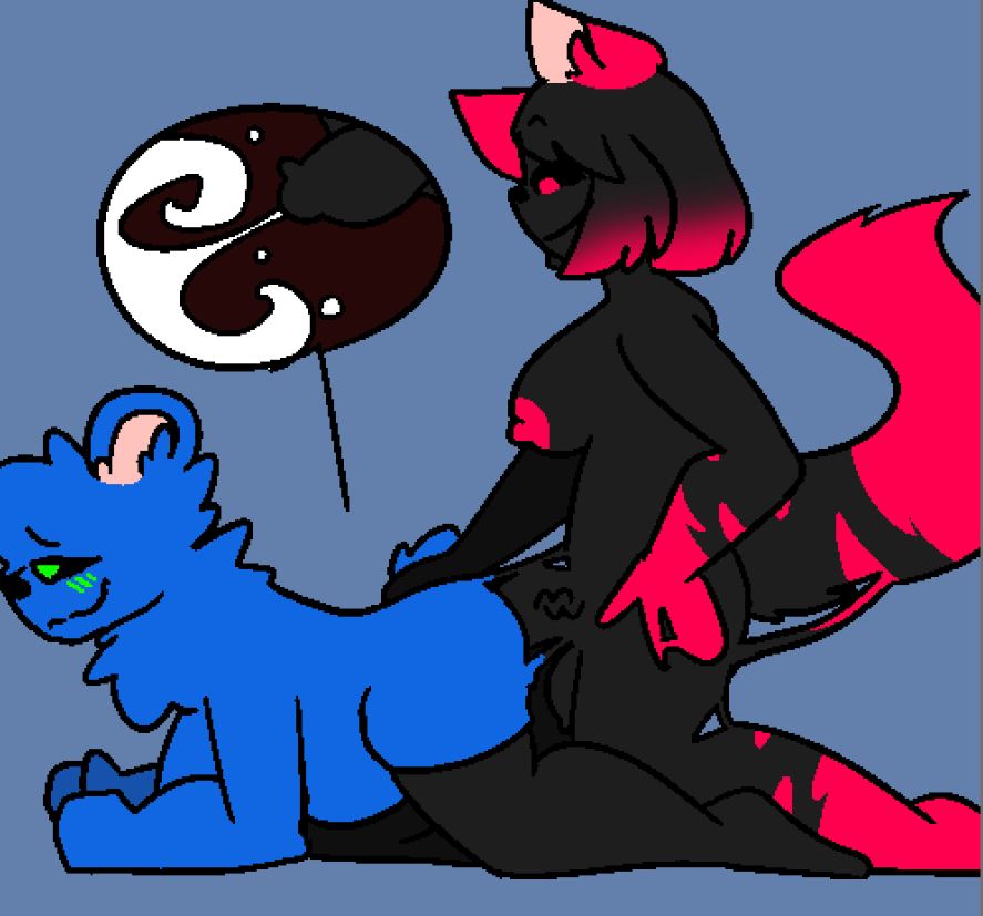 bear, bete noire, black fur, blue fur, changed (video game), cum, cum inside, cum inside ass, cumflation, doggy style, femboy, furry, futa on femboy, futa on male, futa/male, futanari, intersex, intersex/male, male, undertale