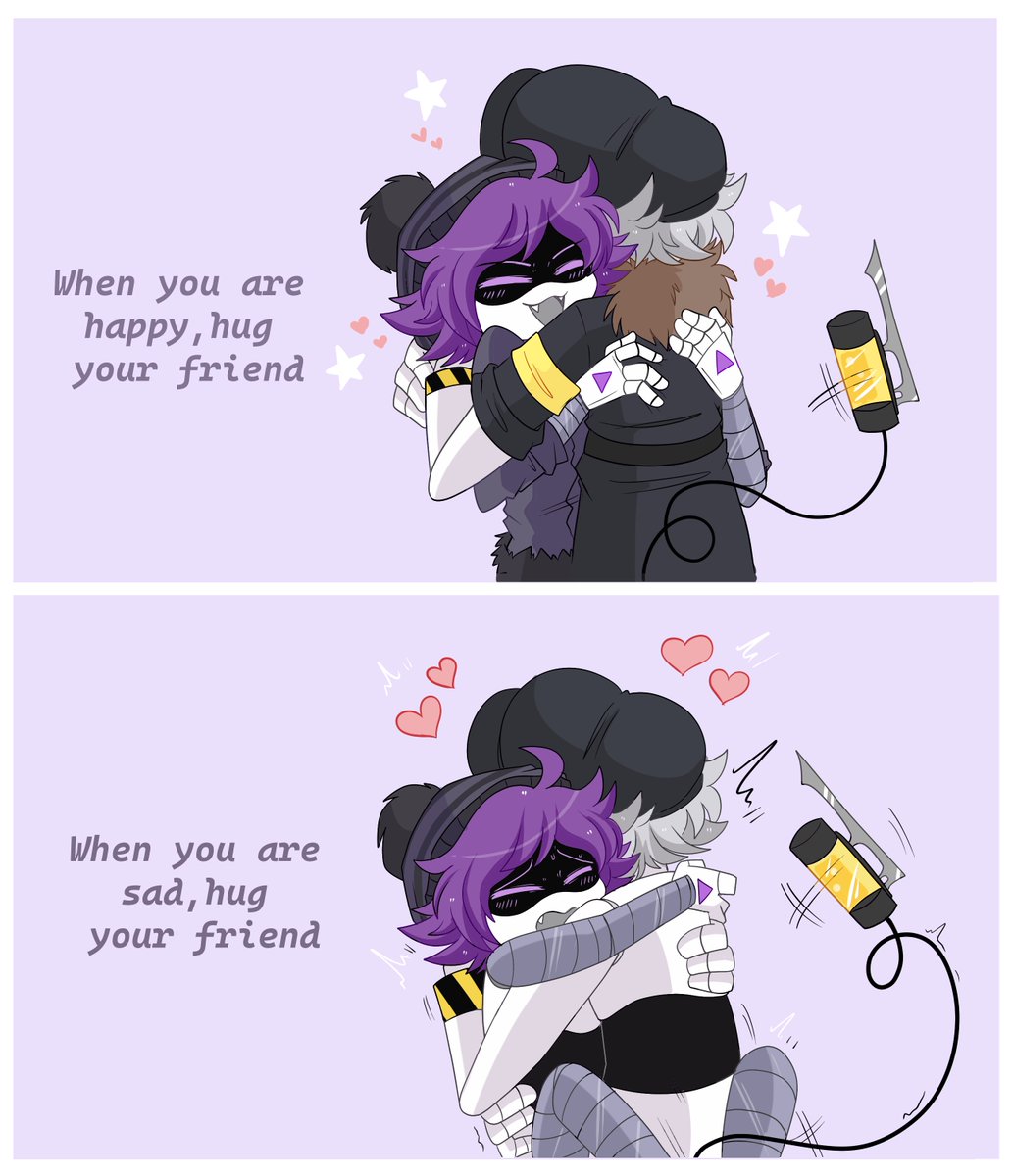 1boy, 1boy1girl, 1girls, female penetrated, hugging, intercourse, jesterjerk, male/female, murder drones, n (murder drones), penetration, purple background, purple eyes, purple hair, robot girl, robot humanoid, robot sex, sex, straight sex, uzi (murder drones), uzi doorman, vaginal penetration, vaginal sex