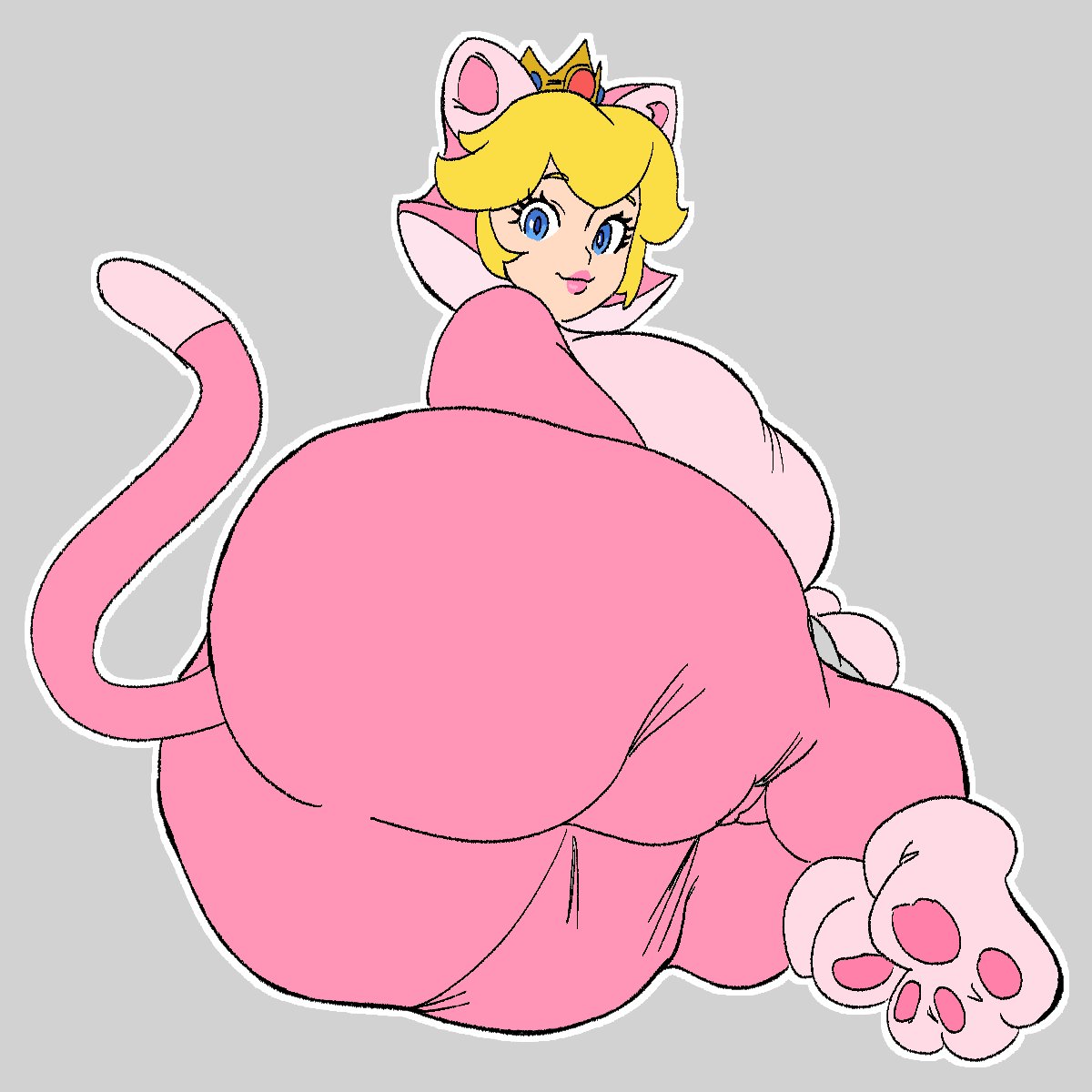 1girls, 2026, ass, ass bigger than head, ass focus, ass up, big ass, big breasts, big butt, big thighs, blonde hair, blue eyes, bodysuit, breasts, bubble ass, bubble butt, butt, cat ears, cat girl, cat peach, cat tail, catgirl, crown, curvaceous, curvaceous ass, curvaceous figure, curvaceous hips, curvy, curvy female, curvy figure, curvy hips, dat ass, dat butt, dumbwitchyy, dumptruck ass, dumptruck butt, eyelashes, fat ass, fat butt, female, female focus, female only, huge ass, huge breasts, huge butt, huge thighs, large ass, large breasts, large butt, light skin, light-skinned female, looking at viewer, looking back, looking pleasured, mario (series), massive ass, massive butt, nintendo, pink lips, pink lipstick, plump, plump ass, plump butt, princess peach, short hair, smile, smiling, smiling at viewer, solo, solo female, solo focus, super mario 3d world, super mario bros., tail, thick ass, thick butt, thick thighs, thighs, tight bodysuit, tight clothes, tight clothing, voluptuous, voluptuous ass, voluptuous body, voluptuous breasts, voluptuous female, voluptuous woman, white skin, white skinned female, yellow hair