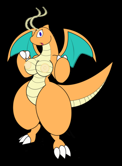 1girls black_background blue_eyes bottomless breasts color dragon dragoness dragonite exposed_breasts female female_only gb_of_bs nintendo nipples nude open_eyes pokémon_(species) pokemon pokemon_(species) solo tail topless wings