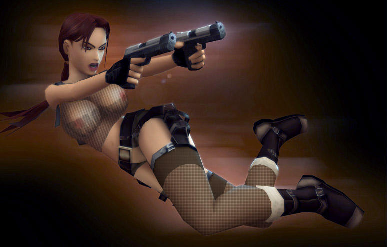 3d female female_only human lara_croft lara_croft_(classic) meik_dirks solo tagme thighhighs tomb_raider