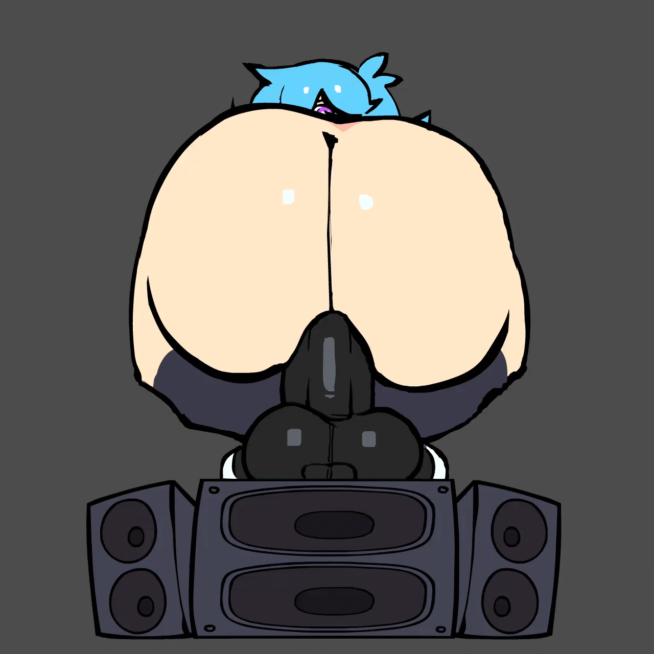 1girl, 2d, 2d animation, animated, animated gif, animation, big ass, big balls, big boobs, big breasts, big butt, big penis, big thighs, big tits, bouncing, bouncing ass, bouncing breast, bouncing breasts, bouncing butt, bouncing on penis, bouncing tits, breasts from behind, chubby, chubby female, dildo, female, female focus, female only, female penetrated, fnf, friday night funkin, friday night funkin mod, gif, masturbating, masturbation, migasnsfw, no sound, skyblue, sound request