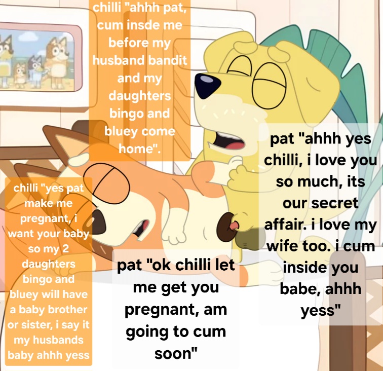 Chilli Heeler (Bluey (Series)) Rule 34 Image
