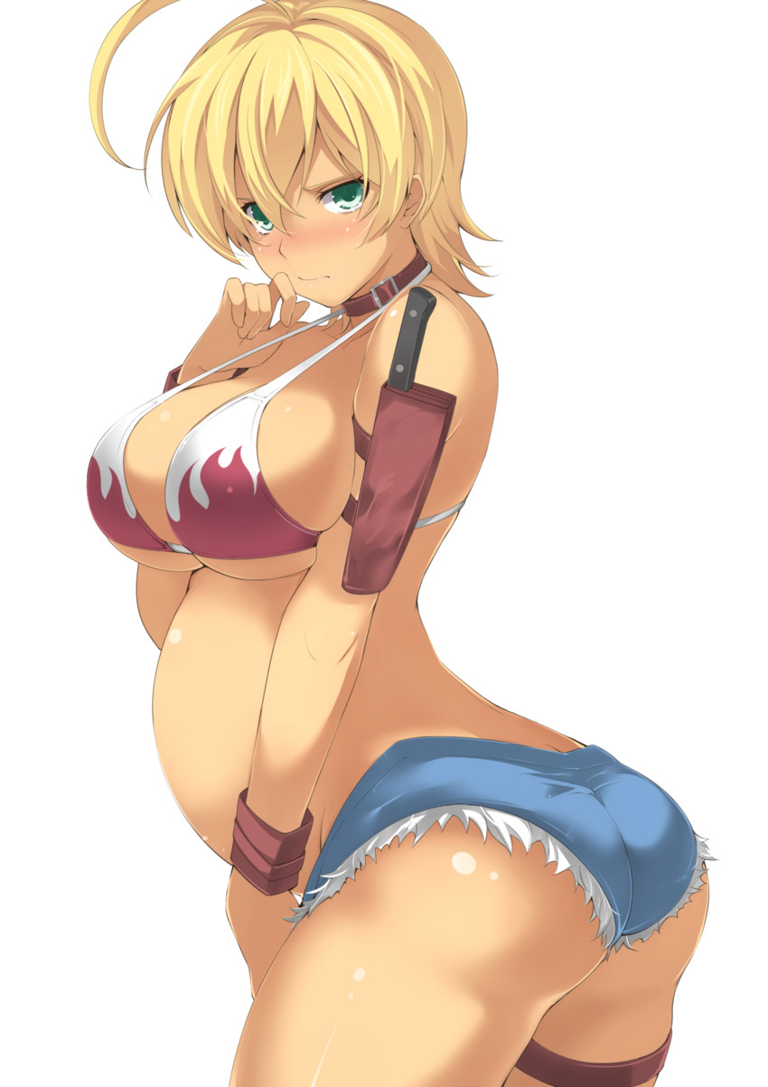 looking at viewer, mito ikumi, pregnant, shokugeki no souma, tagme