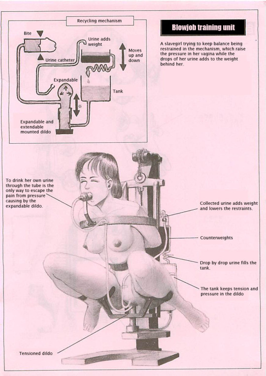 1girls artist_request bdsm bdsm_gear black_and_white bondage breasts closed_eyes dildo dildo_in_pussy drinking_pee feet femsub gag nipples peeing pipelining predicament_bondage solo steel_bondage torture urine weights_(bdsm)