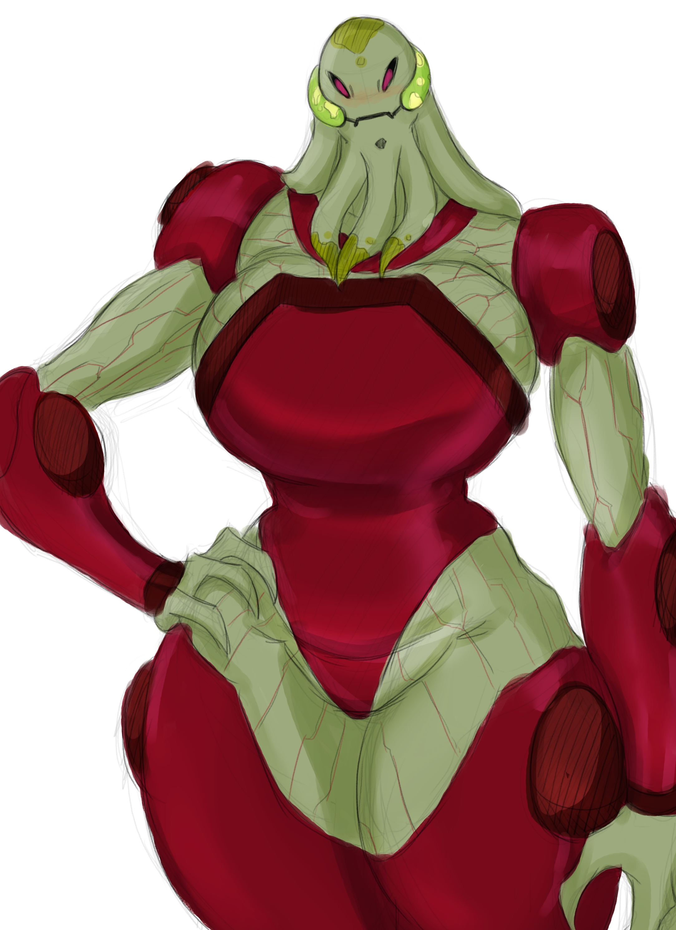 1girls, alien, alien girl, ben 10, ben 10 (classic), ben 10: secret of the omnitrix, big breasts, blush, breasts, child bearing hips, chimera sui generis, curvy, curvy figure, female, female only, giant breasts, gigantic breasts, hand on hip, huge breasts, huge hips, hxveuseenmypen, large breasts, leotard, massive breasts, myaxx, tentacle, thick thighs, thighs, thunder thighs, wide hips