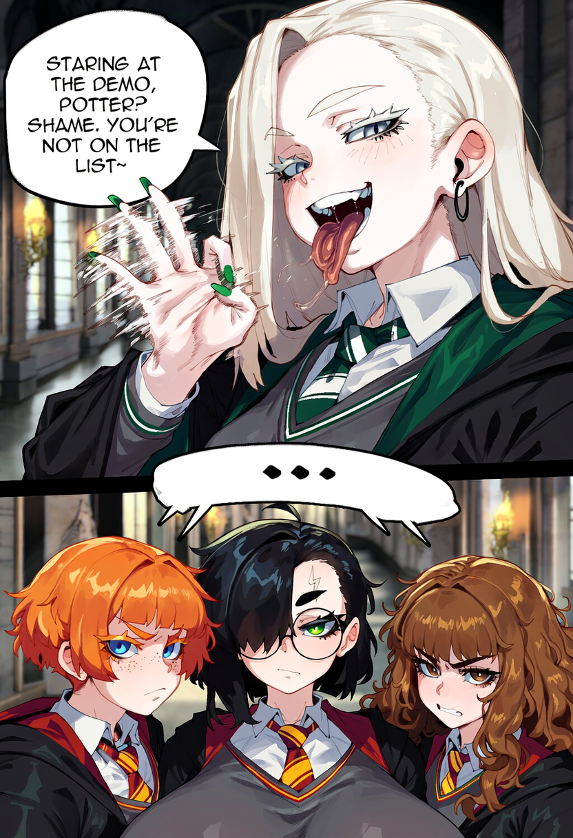 Draco Malfoy (Harry Potter) Rule 34 Image