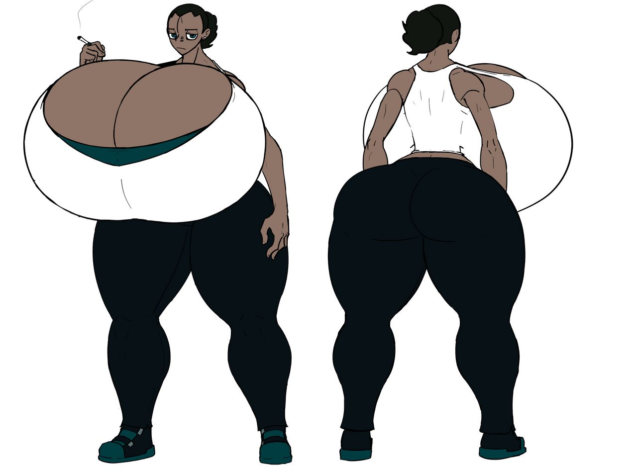 1girls 5h4m3l355 big_ass big_breasts cigarette curvy dark-skinned_female dark_skin female female_only fully_clothed hourglass_figure huge_ass huge_breasts huge_hips huge_thighs hyper_ass hyper_breasts opr._rean original original_character reference_image thick_thighs wide_hips